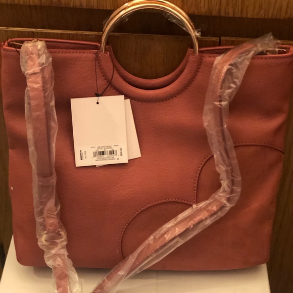 LC cute rose pink slim tote with crossbody strap - Picture 1 of 7